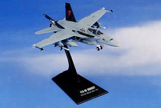 F/A-18C Hornet Diecast Model, USN VFA-131 Wildcats, AG400, CAG, USS George