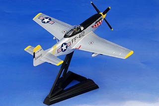 P-51D Mustang Diecast Model, USAAF 18th FBG, 12th FBS, Butchie, Korea