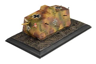 A7V Tank Display Model, German Army, Mephisto, Western Front, July 1918