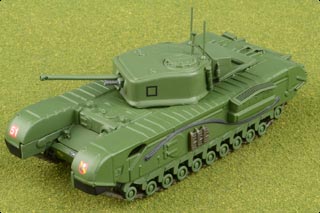 Churchill Mk VII Diecast Model, British Army 34th Armoured Bgd
