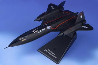 SR-71A Blackbird Diecast Model, USAF, #61-7972, World Record Flight, March 6th - SEP RE-STOCK