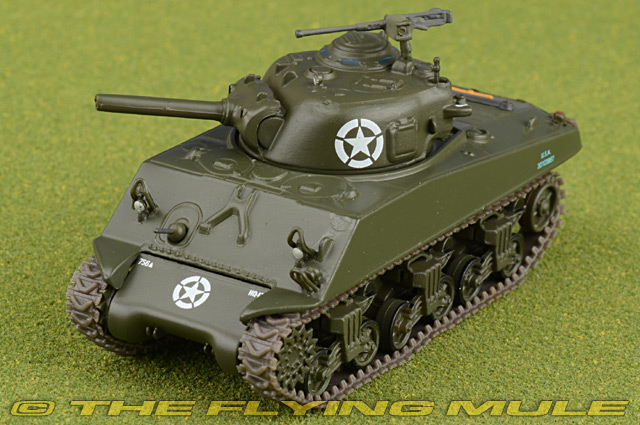 M4A3 SHERMAN France 1945 Die Cast METAL MODEL Scale 1/72 TANK Rare MINT Altaya 