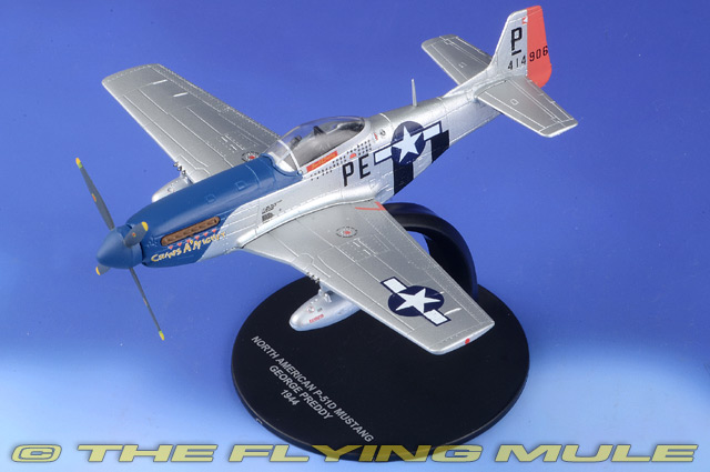 Atlas Editions Plane JR07 North American P-51D Mustang 1944 WWII Fighter 1:72nd 