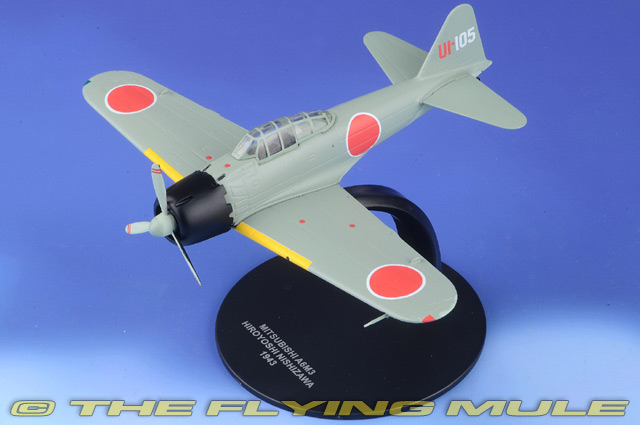 ATLAS 1/72 WWII FIGHTER MITSUBISHI A6M3 ZERO JAPANESE/JAPAN HIRO NISHIZAWA 1943 