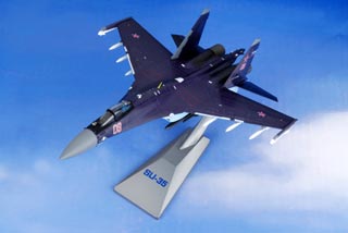 Su-35S Flanker-E Diecast Model, Russian Air Force, Red 08