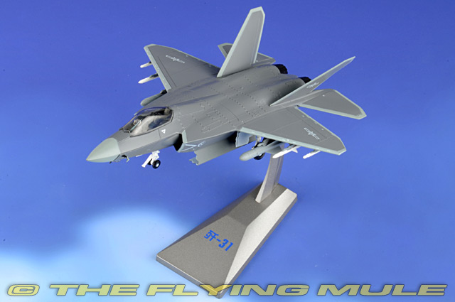 AF1 1/144 China J-31 Gyrfalcon CPLA Fighter Alloy Diecast Model 