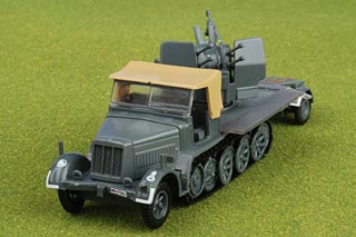 Sd.Kfz.7/1 Flakvierling 38 Diecast Model, German Army 24.PzDiv, Eastern Front, 1942