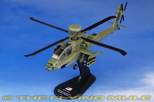 #ACHY11 Amercom 1:72 US Army Boeing AH-64D Apache Longbow Attack Helicopter 
