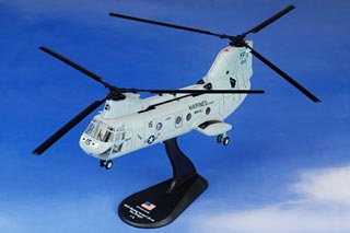 CH-46 Sea Knight Diecast Model, USMC HMM-163 Ridgerunners, MCAS Miramar, CA, 2010