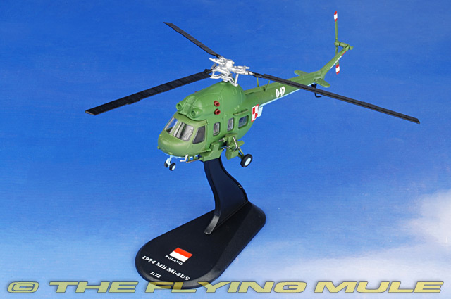 Die cast 1/72 Modellino Elicottero Helicopter Mil MI-2T Hoplite Poland 