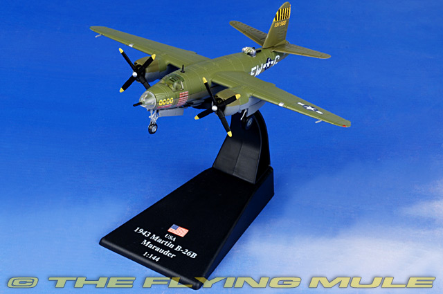 atlas editions Martin B-26 Marauder WW11 world war 2 aircraft 1:144 scale diecast model