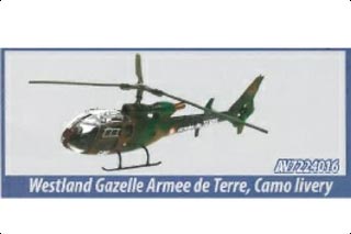 SA 342M Gazelle Diecast Model, Armee de Terre, France - JUN PRE-ORDER