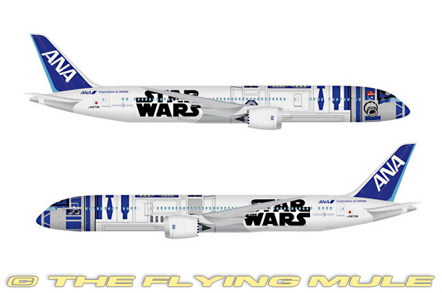 【ポイント10倍】 ANA 1:200 B787-9 R2-D2 Jet Wars STAR 航空機