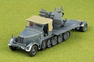 Sd.Kfz.7/1 Flakvierling 38 Diecast Model, German Army 24.PzDiv, Don River Sector, USSR