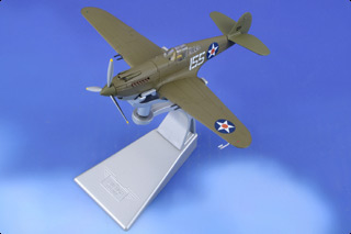 P-40B Warhawk Diecast Model, USAAC 15th PG, 47th PS, White 155, Kenneth