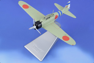 A6M2 Zero-Sen/Zeke Diecast Model, IJNAS Hiryu Flying Group, Pearl Harbor, HI