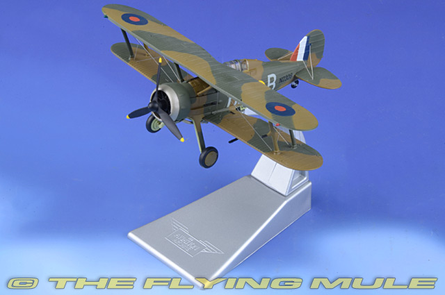 Royal Air Force MILITARY AIRCRAFT RAF Bi-plane Aircraft Diecast Metal Model Toy 