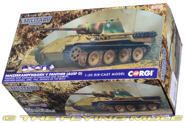 Details about   Corgi 1/50 Sd.Kfz.171 Panther D Tank German Army Training Unit