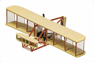 Flyer Diecast Model, Orville & Wilbur Wright, Kitty Hawk, NC, December