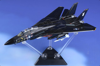 F-14A Tomcat Diecast Model, USN VX-4 Evaluators, Vandy 1 / Black Bunny, NAS