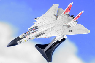 F-14A Tomcat Diecast Model, USN VF-31 Tomcatters, AE202, USS Forrestal