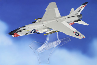 F-8E Crusader Diecast Model, USMC VMF(AW)-235 Death Angels, DB8, Da Nang AB