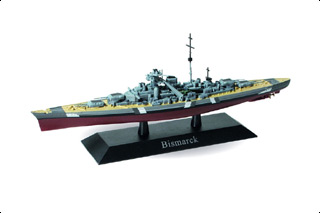 Bismarck-class Battleship Diecast Model, Kriegsmarine, Bismarck, 1941