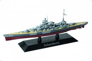 Scharnhorst-class Battleship Diecast Model, Kriegsmarine, Scharnhorst, 1939