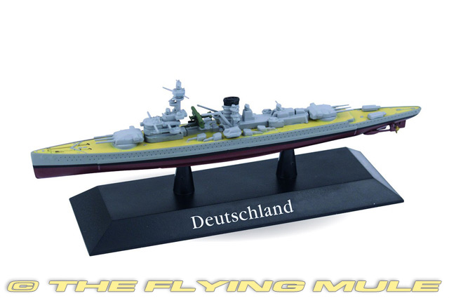 Scale = 1:1250 Battleship Deutschland 1928 Warship Model Battleship 