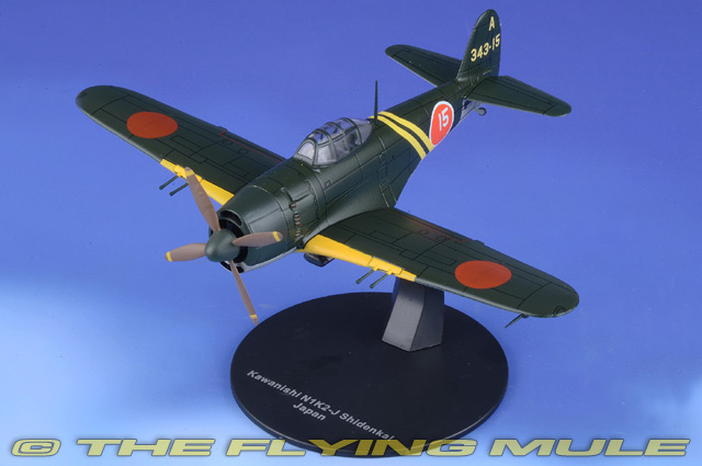 Details about   WW2 War Planes- Kawanishi N1K2-J Shiden-Kai Diecast SCALE 1/72 De Agostini 