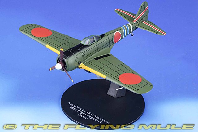 Nakajima 1 Oscar Hayabusa 1/87 Scale War Aircraft Japan Diecast Display vol123 