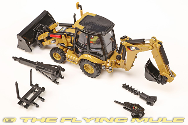 Diecast Masters 1:50 420E Backhoe Loader w/6 Work Tools | eBay