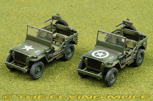 DRAGON ARMOUR 1/72 MILITAIRE 2 JEEP 1/4 TON 4X4 US ARMY WEST FRONT 1944 Ref60505