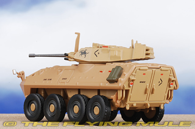Char Militaire LAV 25 Piranha 1/72 - Eaglemoss - Métal Multicolore - Neuf
