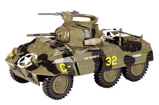 M8 Greyhound Diecast Model, US Army 2nd Armored Div, C-32, Avranches, France