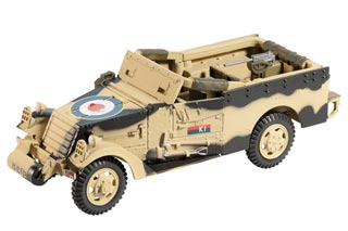 1/43 Scout car militaire du désert 5th field régiment tunisie UK  eaglemoss 1/43 