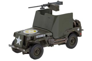 Jeep Diecast Model, US Army 82nd Airborne Div, Ardennes, Belgium