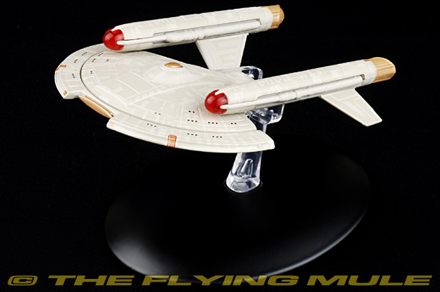 #44 Star Trek Intrepid Die Cast Metal Ship-UK/Eaglemoss w Mag 