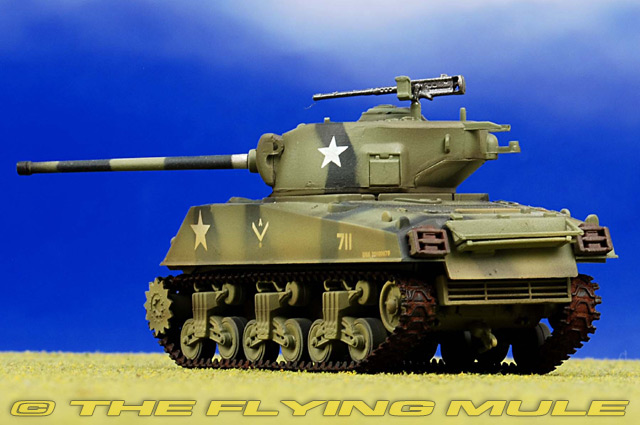 1/72 WWII USA M4A3E8 Sherman Tank American Military Easy Model 36257-36259