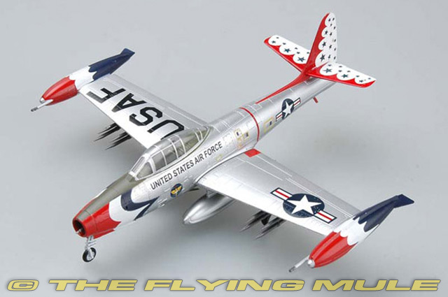 1952 listo modelo 1:72 nuevo embalaje original Easy Model-f-84g-6 French Air Force 51-9894 