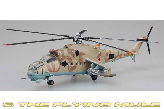 Russian Mil Mi-24 hind helicopter 1/72 non diecast plane Easy model 
