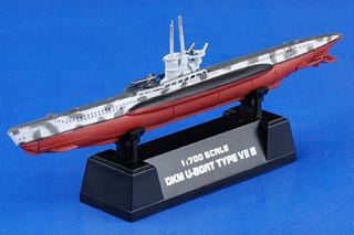 Type VIIB U-Boat Display Model, Kriegsmarine - SEP RE-STOCK