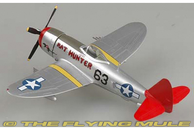 Easy Model 1/72 USAF P-47D Thunderbolt  Fighter Plastic Model #39204 