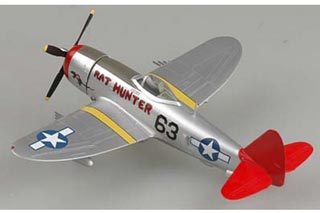 P-47D Thunderbolt Display Model, USAAF 332nd FG, 100th FS Tuskegee Airmen, Rat