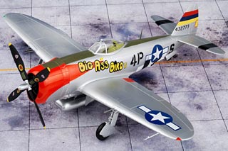 P-47D Thunderbolt Display Model, USAAF 406th FG, 513th FS, #44-32773 Big Ass Bird