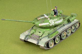 T-34-85 Diecast Model, Soviet Army 55th Guards Bgd, 7th Guard Corps