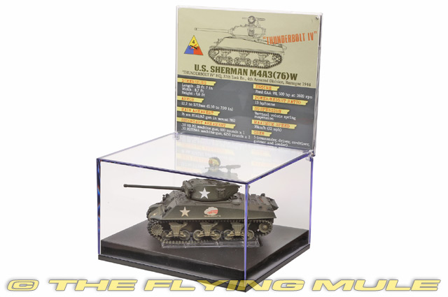 Forces of Valor 1:64 M4A3(76)W Sherman US Army 4th Armored Div