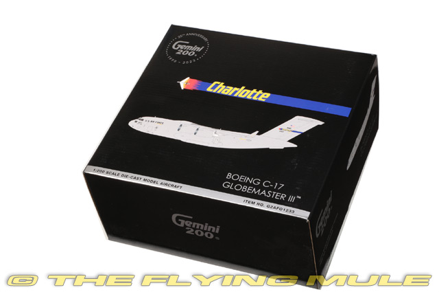 GeminiJets 1:200 C-17A Globemaster III USAF 145th AW NC ANG #02
