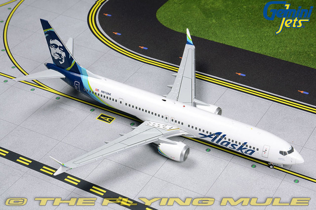 Alaska Airlines Boeing 737 MAX 9 N913AK Gemini Jets G2ASA855 Scale 1:200 