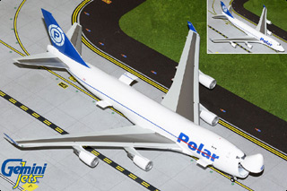 747-400F Diecast Model, Polar Air Cargo, N450PA, Interactive Series